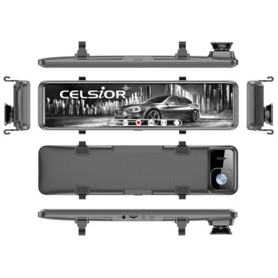 Зеркало заднего вида со встроенным Full HD видеорегистратором Celsior DVR M6