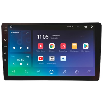 Штатна магнітола SIGMA X9432 ANDROID 10 4+32 Gb 4G DSP Mitsubishi Outlander 1 2002-2008 (F2) 9"