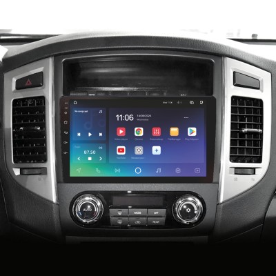 Штатна магнітола SIGMA X9432 ANDROID 10 4+32 Gb 4G DSP Mitsubishi Pajero 4 V80 V90 2006-2024 9"