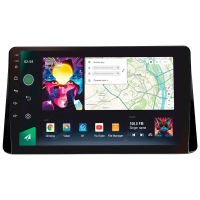 Штатна магнітола SIGMA PRO 10464 ANDROID 10 4+64 Gb 4G DSP Mitsubishi Eclipse Cross 1 2017-2021 (F2) 10"