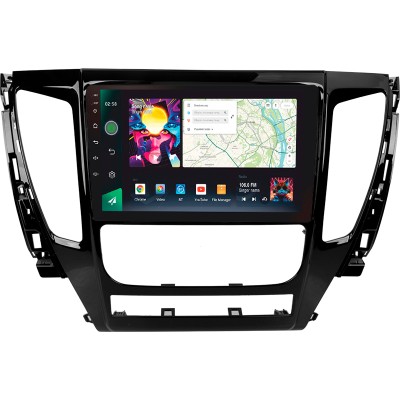 Штатна магнітола SIGMA PRO 9464 ANDROID 10 4+64 Gb 4G DSP Mitsubishi Pajero Sport 3 2016-2018 9"