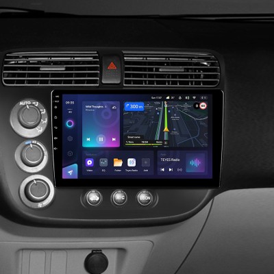 Штатна магнітола Teyes CC3L 4+64 Gb Honda Civic 7 2000-2006 9"