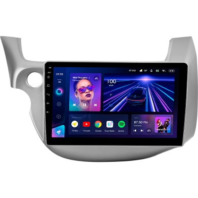 Штатна магнітола Teyes CC3 4+32 Gb Honda Jazz 2 GG Fit 2 GE 2007 - 2014 10"