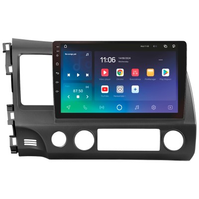 Штатна магнітола SIGMA PRO 10432 ANDROID 10 4+32 Gb 4G DSP Honda Civic 8 FK FN FD 2005-2012 10"