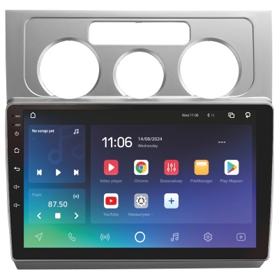 Штатна магнітола SIGMA X10432 ANDROID 10 4+32 Gb 4G DSP Volkswagen Touran 1 2003-2010 (F1) 10"