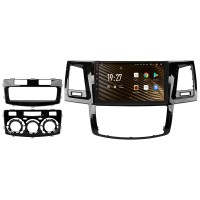 Штатна магнітола SIGMA S9432 ANDROID 10 4+32 Gb 4G DSP Toyota Fortuner 1 AN50 AN60 HILUX Revo Vigo (F1) 2008-2014 9"
