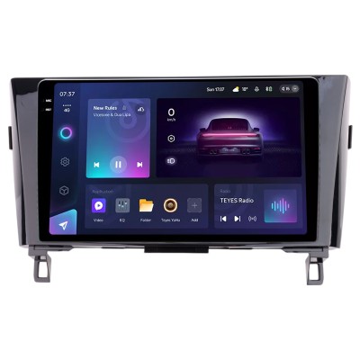 Штатна магнітола Teyes CC3 6+128 Gb з коловим оглядом 360° Nissan X-Trail QASHQAI ROGUE 2014-2020 UV Black 10" 2k