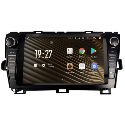 Штатна магнітола SIGMA S9432 ANDROID 10 4+32 Gb 4G DSP Toyota PRIUS 2010-2015 LHD Black and Silver B-MOD 9" (L1)