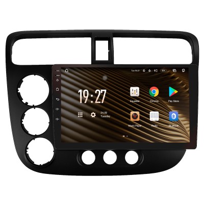 Штатна магнітола SIGMA S9432 ANDROID 10 4+32 Gb 4G DSP Honda Civic 7 2000-2006 9"