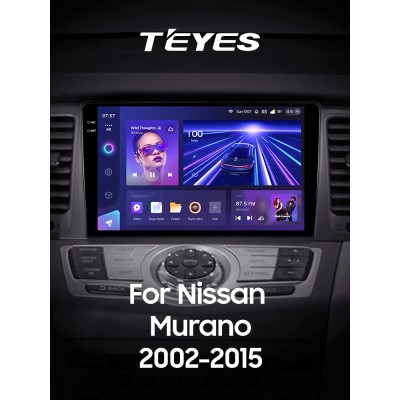 Штатна магнітола Teyes CC3 4+32 Gb Nissan Murano Z50 2002-2008 9" 2k