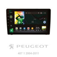 Штатна магнітола SIGMA X9464 ANDROID 10 4+64 Gb 4G DSP Peugeot 407 1 2004 - 2011 (F1) 9" (L2)