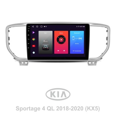Штатна магнітола SIGMA F9216 ANDROID 10 2+32 Gb Kia Sportage 4 QL 2018-2022 (B) 9"