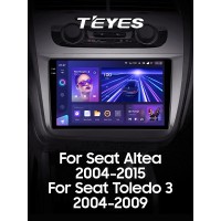 Штатна магнітола Teyes CC3 6+128 Gb Seat Altea 5P (Left hand drive) 2004-2015 9" 2k