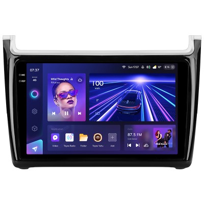 Штатна магнітола Teyes CC3 6+128 Gb з коловим оглядом 360° Volkswagen POLO 5 (F1) 2008-2020 9" 2k