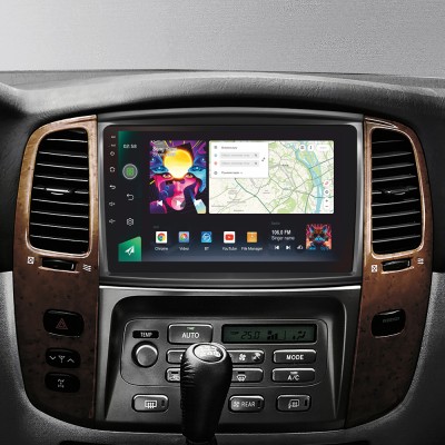 Штатна магнітола SIGMA PRO 9464 ANDROID 10 4+64 Gb 4G DSP Toyota Land Cruiser LC 100-A 2002-2007 (A) 9"