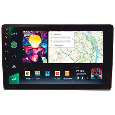 Штатна магнітола SIGMA PRO 9464 ANDROID 10 4+64 Gb 4G DSP Fiat Ducato 3 For Peugeot Boxer 2 For Citroen Jumper 2 2006-2022 (A) 9"