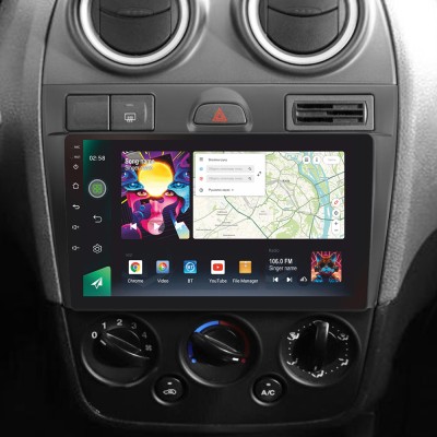 Штатна магнітола SIGMA PRO 9464 ANDROID 10 4+64 Gb 4G DSP Ford Fiesta Mk VI 5 Mk5 2002 - 2008 9"