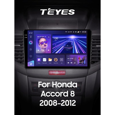Штатна магнітола Teyes CC3 6+128 Gb Honda Accord 8 2008-2012 9" 2k