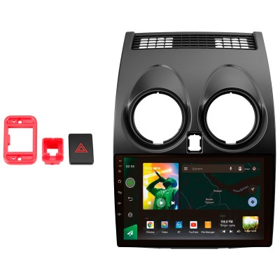 Штатна магнітола SIGMA X9464 ANDROID 10 4+64 Gb 4G DSP Nissan Qashqai 1 J10 2006-2013 (F2) 9"