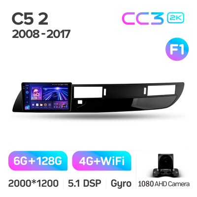 Штатна магнітола Teyes CC3 6+128 Gb Citroen C5 2 2008-2017 (F1) 9" 2k (L1)