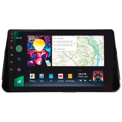 Штатна магнітола SIGMA PRO 10464 ANDROID 10 4+64 Gb 4G DSP Nissan Kicks P15 2017-2021 10"