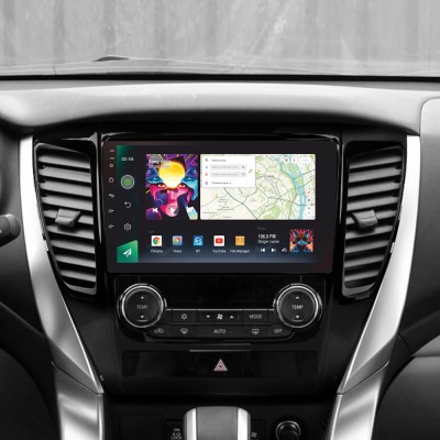 Штатна магнітола SIGMA PRO 9464 ANDROID 10 4+64 Gb 4G DSP Mitsubishi Pajero Sport 3 2016-2018 9"