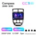 Штатна магнітола Teyes CC3 6+128 Gb з коловим оглядом 360° Jeep Compass 1 MK 2006-2010 10" 2k (L1)