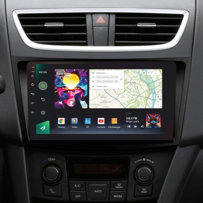 Штатна магнітола SIGMA PRO 9464 ANDROID 10 4+64 Gb 4G DSP Suzuki Swift 4 2011-2017 9"