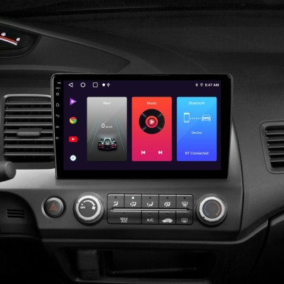 Штатна магнітола SIGMA F10216 ANDROID 10 2+32 Gb Honda Civic 8 FK FN FD 2005-2012 10"
