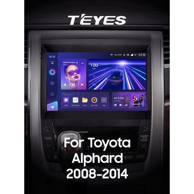 Штатна магнітола Teyes CC3 6+128 Gb з коловим оглядом 360° Toyota Alphard H20 2008-2014 9" 2k