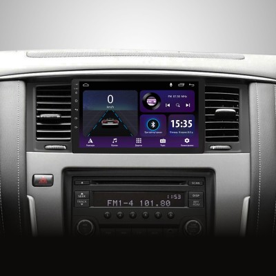 Штатна магнітола SIGMA E9232 ANDROID 10 2+32 Gb Nissan Patrol 6 VI Y62 2010-2020 (F1) 9" (L1)