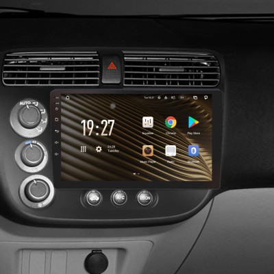 Штатна магнітола SIGMA S9432 ANDROID 10 4+32 Gb 4G DSP Honda Civic 7 2000-2006 9"