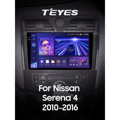 Штатна магнітола Teyes CC3 4+32 Gb Nissan Serena 4 C26 2010-2016 9" 2k