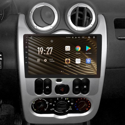 Штатна магнітола SIGMA S9432 ANDROID 10 4+32 Gb 4G DSP Renault Logan 1 Sandero For Dacia Duster 2009-2017 9"
