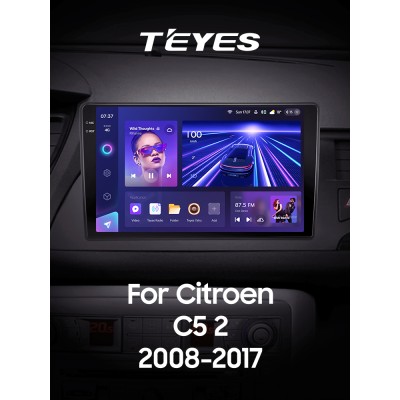 Штатна магнітола Teyes CC3 6+128 Gb Citroen C5 2 2008-2017 (F1) 9" 2k (L1)