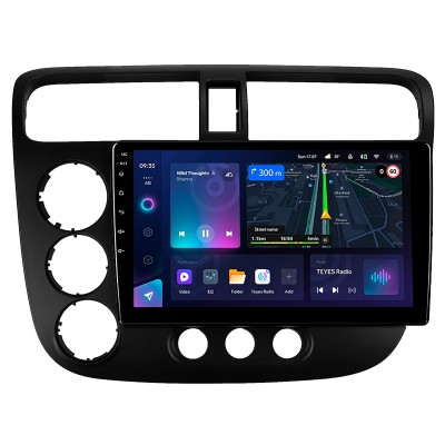 Штатна магнітола Teyes CC3L 4+64 Gb Honda Civic 7 2000-2006 9"