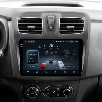 Штатна магнітола Teyes CC4 Pro 8+128 Gb Renault Logan 2 2012-2022 Sandero 2 2013-2022 (F1) (B) 9" 2k (L1)