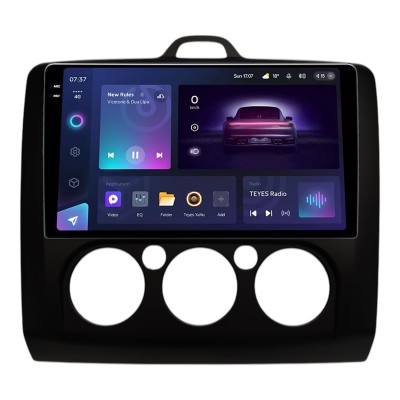 Штатна магнітола Teyes CC3 4+64 Gb Ford FOCUS 2004-2014 MT AC Black 9" 2k