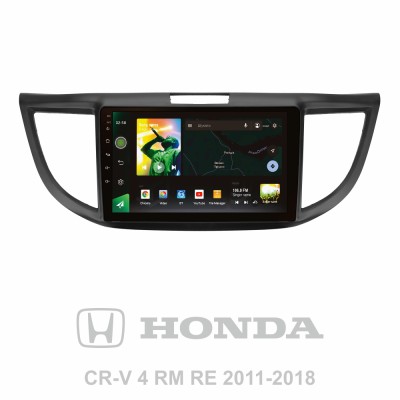 Штатна магнітола SIGMA X9464 ANDROID 10 4+64 Gb 4G DSP Honda CR-V CRV 4 RM RE (9 inch) 2011-2018 (A) 9"