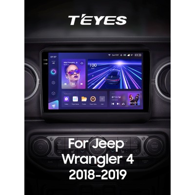 Штатна магнітола Teyes CC3 6+128 Gb Jeep Wrangler 4 JL 2018-2019 9" 2k (L1)