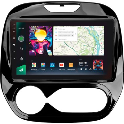 Штатна магнітола SIGMA PRO 9464 ANDROID 10 4+64 Gb 4G DSP Renault Kaptur 2016-2019 (F2) 9"