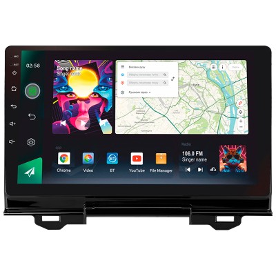 Штатна магнітола SIGMA PRO 9464 ANDROID 10 4+64 Gb 4G DSP Honda HR-V RV RZ 2021 9"