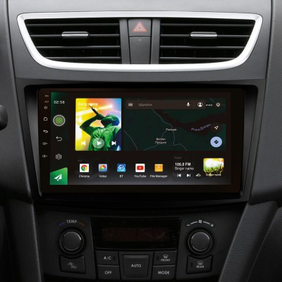 Штатна магнітола SIGMA X9464 ANDROID 10 4+64 Gb 4G DSP Suzuki Swift 4 2011-2017 9"