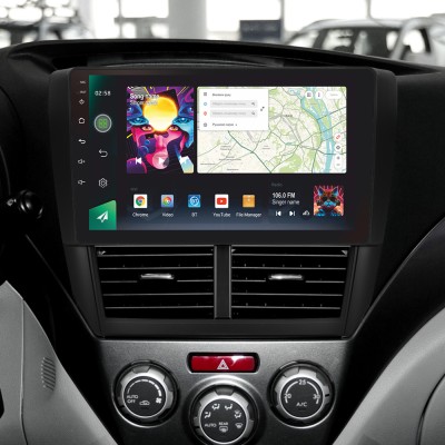 Штатна магнітола SIGMA PRO 9464 ANDROID 10 4+64 Gb 4G DSP Subaru Forester 3 SH 2007-2013 For Subaru Impreza GH GE 2007-2011 9"