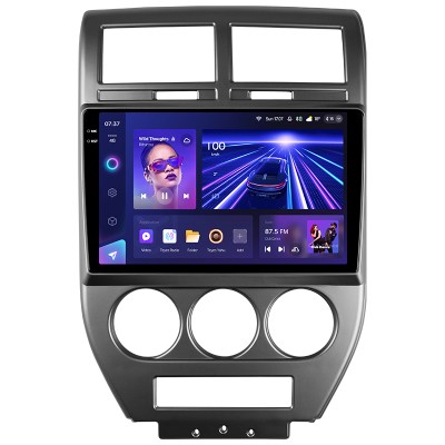 Штатна магнітола Teyes CC3 6+128 Gb з коловим оглядом 360° Jeep Compass 1 MK 2006-2010 10" 2k (L1)