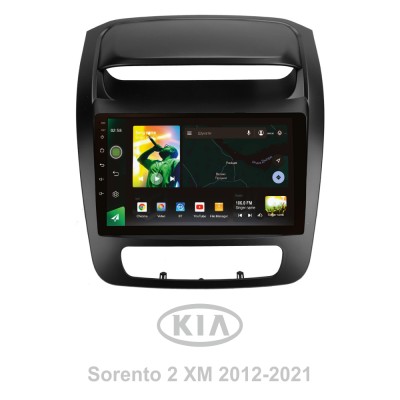 Штатна магнітола SIGMA X9464 ANDROID 10 4+64 Gb 4G DSP Kia Sorento 2 II XM 2012 - 2021 (F3) 9"