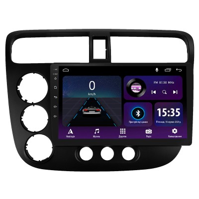 Штатна магнітола SIGMA E9232 ANDROID 10 2+32 Gb Honda Civic 7 2000-2006 9"
