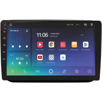Штатна магнітола SIGMA X10432 ANDROID 10 4+32 Gb 4G DSP Skoda Fabia 2 2007-2014 10"
