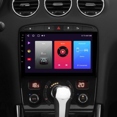 Штатна магнітола SIGMA F9216 ANDROID 10 2+32 Gb Peugeot 408 1 T7 2012-2020 For Peugeot 308 2007-2015 9"
