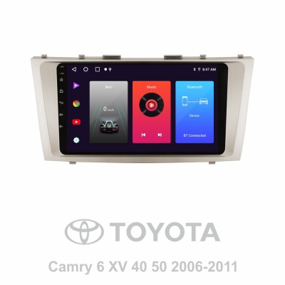 Штатна магнітола SIGMA F10216 ANDROID 10 2+32 Gb Toyota Camry 6 XV 40 50 2006-2011 (F2) 10"